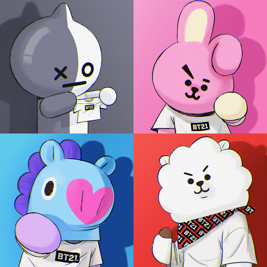 BT21 Wallpaper  BT21 Stickers  Cute Wallpaper for iOS and Android  BT21  Aesthetic  Koya  BTS  Cute wallpapers Aesthetic stickers Wallpaper